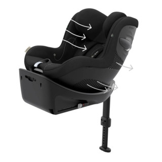 Cybex AUTOSJEDALICA SIRONA G I-SIZE MOON BLACK 360° i-Size (61-105 cm) 523001203 