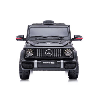 CHIPOLINO AUTO NA AKUMULATOR MERCEDES G63 AMG BLACK, EVA WHEELS, LEATHER SEAT ELJG63MB23B 