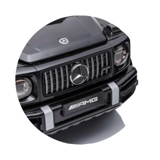 CHIPOLINO AUTO NA AKUMULATOR MERCEDES G63 AMG BLACK, EVA WHEELS, LEATHER SEAT ELJG63MB23B 