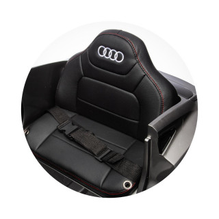 CHIPOLINO AUTO NA AKUMULATOR AUDI E-TRON WHITE, LEATHER SEAT ELKAUETR23W 