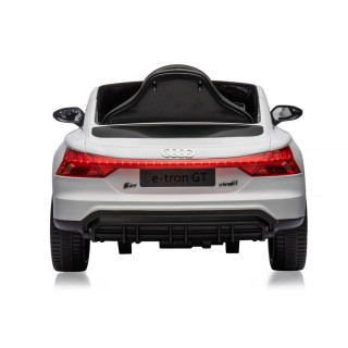 CHIPOLINO AUTO NA AKUMULATOR AUDI E-TRON WHITE, LEATHER SEAT ELKAUETR23W 