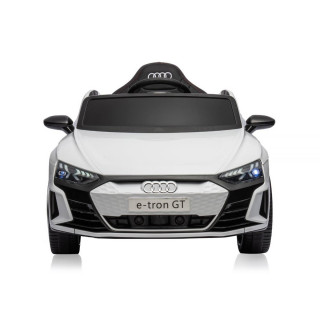 CHIPOLINO AUTO NA AKUMULATOR AUDI E-TRON WHITE, LEATHER SEAT ELKAUETR23W 