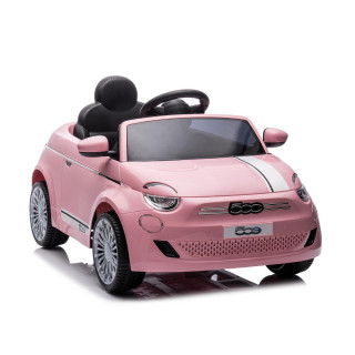 CHIPOLINO AUTO NA AKUMULATOR FIAT 500 PINK ELKFIAT23PI 