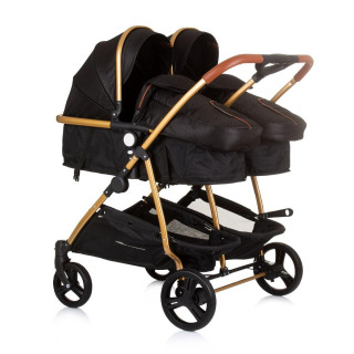CHIPOLINO KOLICA DUO SMART OBSIDIAN/GOLD KBDS02401OG 