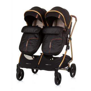 Chipolino KOLICA DUO SMART OBSIDIAN/GOLD KBDS02401OG 