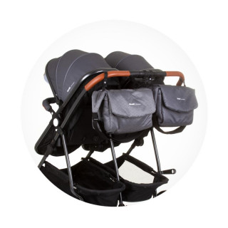 CHIPOLINO KOLICA DUO SMART SILVER GREY KBDS02402SG 