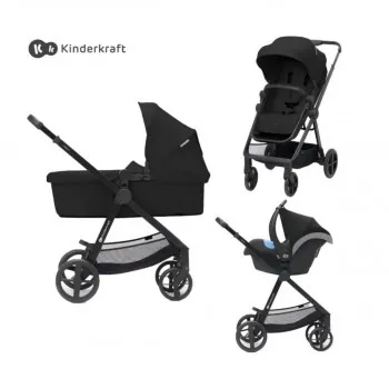 KINDERKRAFT KOLICA 3U1 NEWLY MINK PRO CLASSIC BLACK 43205 
