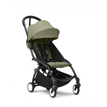 STOKKE YOYO3 SASIJA/KONSTRUKCIJA BLACK I SPORTSKO SJEDISTE 6+ COLOR PACK OLIVE 