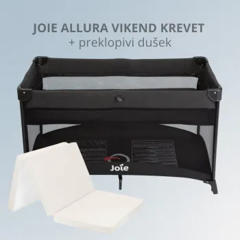 JOIE ALLURA 2 LEVEL 120 SKLOPIVI KREVET SHALE 20273 I PREKLOPIVI DUSEK LIGHT GREY 31107020048 