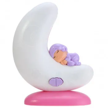 CHIPOLINO MULTIFUNKCIONALNA NOCNA LAMPA MOON PINK KAYLAMP25KA33P