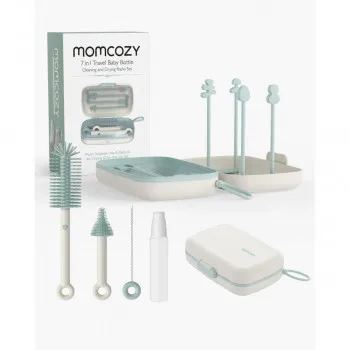 MOMCOZY KOMPLET SET ZA PRANJE I SUSENJE FLASICA 7U1 GREEN LS001-GE012NB-A LS001 