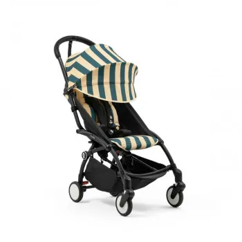 STOKKE YOYO3 SASIJA/KONSTRUKCIJA BLACK 646002 I YOYO3 SPORTSKO SJEDISTE 6+ COLOR PACK RIVIERA MONACO 646416 