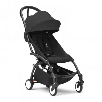 STOKKE YOYO3 SASIJA/KONSTRUKCIJA BLACK 646002 I YOYO3 SPORTSKO SJEDISTE 6+ COLOR PACK BLACK 646403 