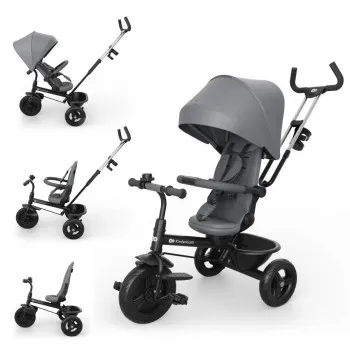 KINDERKRAFT TRICIKL ASTON 2 PLUS GREY 53295 