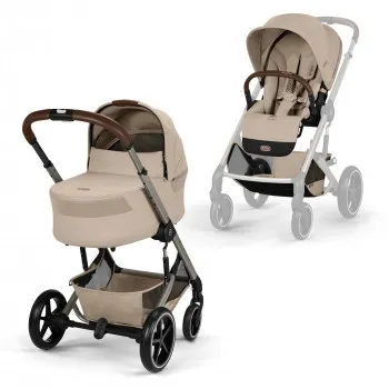CYBEX KOLICA BALIOS S TPE + KORPA S LUX B ALMOND BEIGE 526001671 