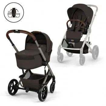 CYBEX KOLICA BALIOS S TPE + SKLOPIVA KORPA CC B CHOCOLATE BROWN 526001701 