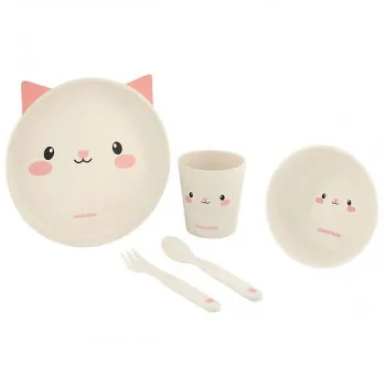 KIKKA BOO SET ZA RUCAVANJE CAT PINK 31302040073 
