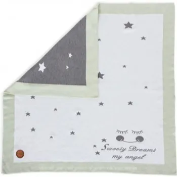 CEBA_BABY BEBI PREKRIVAC STARS MINT W-812-107-152-1 