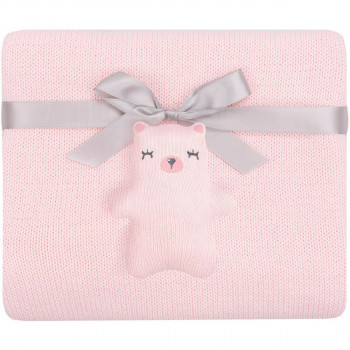 KIKKA BOO DEKA BEAR WITH ME PINK 31103010049 
