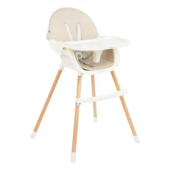 KIKKA BOO STOLICA ZA HRANJENJE NUTRI WOOD BEIGE 31004010118