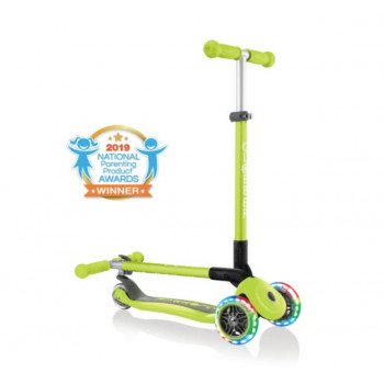GLOBBER TROTINET/ROMOBIL PRIMO LIGHTS LIME GREEN 432-106-2 