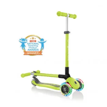 GLOBBER TROTINET/ROMOBIL PRIMO LIGHTS LIME GREEN 432-106-2 