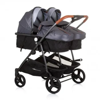 CHIPOLINO KOLICA DUO SMART SILVER GREY KBDS02402SG 