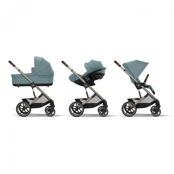 CYBEX KOLICA BALIOS 3U1 STORMY BLUE LIGHT I AUTOSJEDALICA CLOUD G I-SIZE PLUS STORMY BLUE 