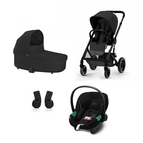 CYBEX KOLICA BALIOS 3U1 MOON BLACK SA AUTOSJEDALICOM ATON S2 MOON BLACK 
