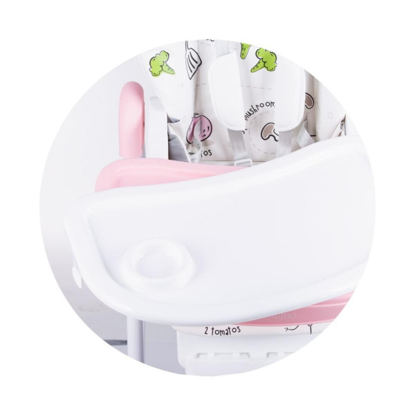 CHIPOLINO STOLICA ZA HRANJENJE BAMBINO ROSE WATER STHBM02306RW 