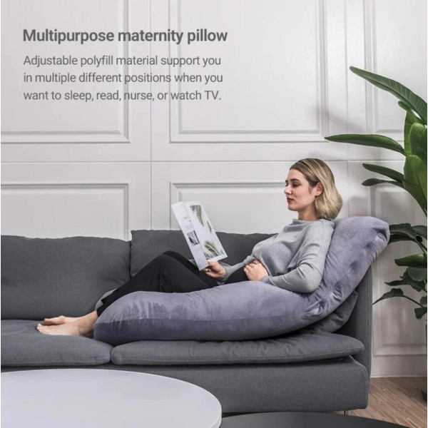 MOMCOZY JASTUK ZA TRUDNICE LIGHT GREY PP101-GR00NB-E PP101 