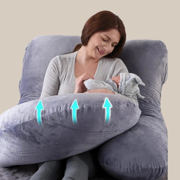 MOMCOZY JASTUK ZA TRUDNICE LIGHT GREY PP101-GR00NB-E PP101 