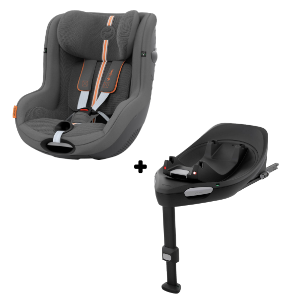 CYBEX AUTOSJEDALICA SIRONA G I-SIZEPLUS LAVA GREY I BAZA G BLACK 