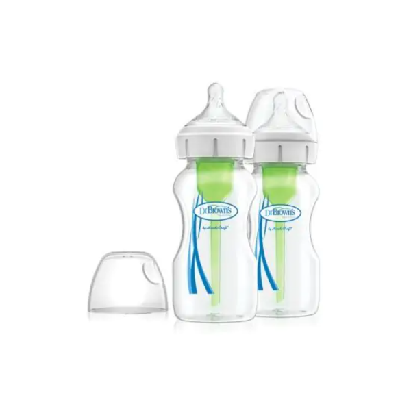 DR BROWNS PLASTICNA WIDE NECK BOCICA 270ML 2 U PAKOVANJU WB92601 