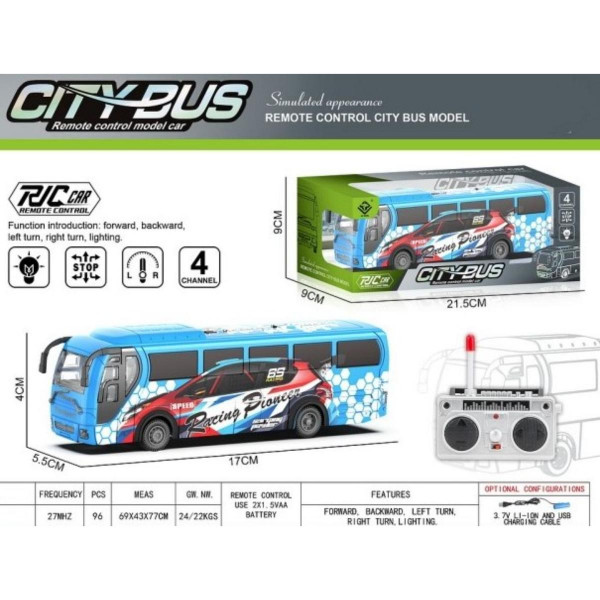 CROCO_TOYS AUTOBUS NA DALJINSKI TAY22493 