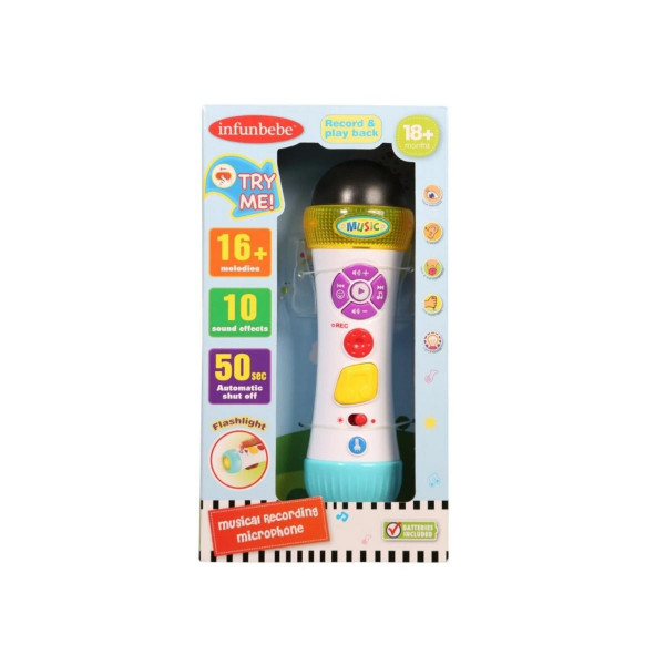 INFUNBEBE IGRACKA ZA BEBE MIKROFON 18M+LS7810 