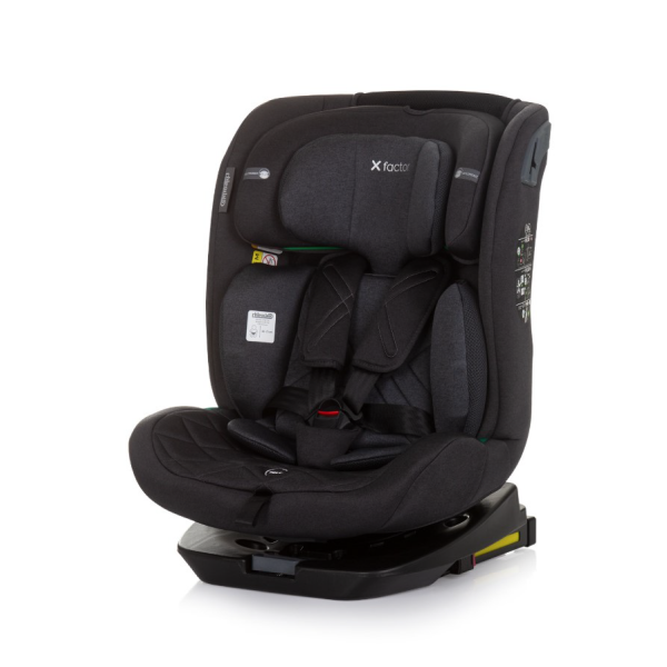 CHIPOLINO AUTOSJEDALICA X FACTOR I-SIZE 40-150CM ISOFIX 360 OBSIDIAN STKXF0241OB 