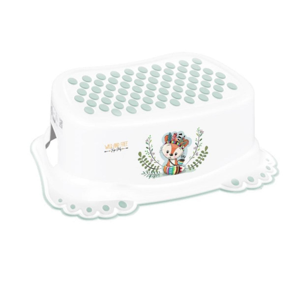 CHIPOLINO PLATFORMA WILD&FREE WHITE/GREEN LITTLE FOX PZS020WF01LF 