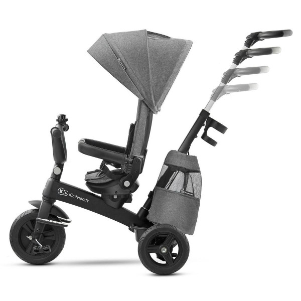 KINDERKRAFT TRICIKL EASYTWIST GREY 31778 