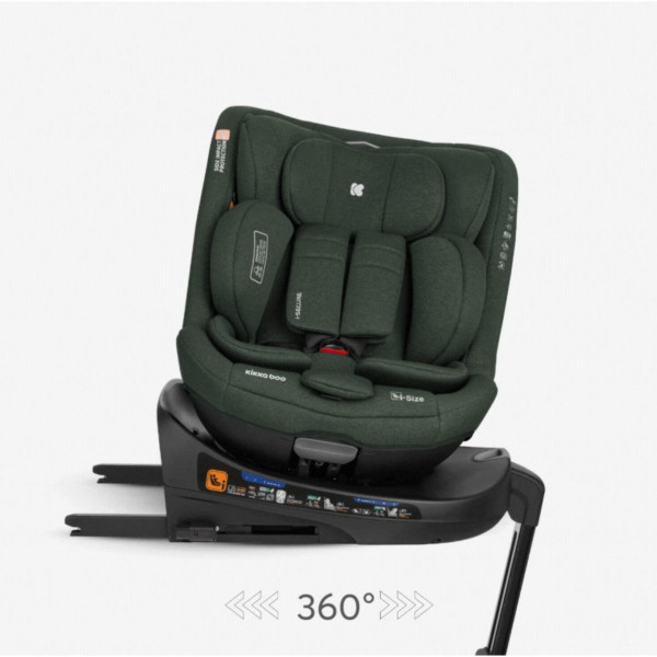 KIKKA BOO AUTOSJEDALICA I-SECURE I-SIZE ARMY GREEN 31002100076 