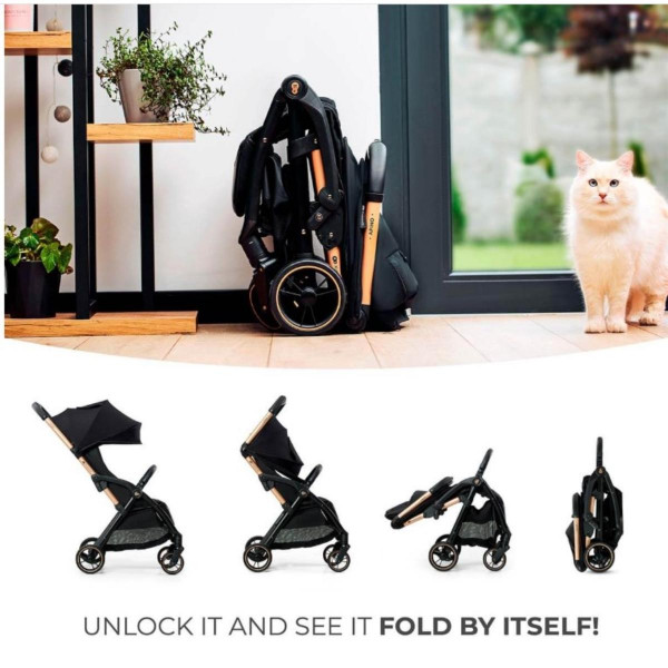 KINDERKRAFT KOLICA APINO RAVEN BLACK 41723 