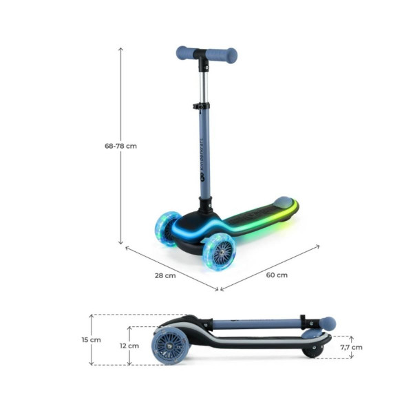 KINDERKRAFT TROTINET/ROMOBIL RAKET BLUE 48864 