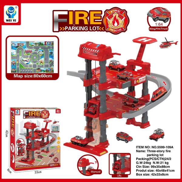 CROCO_TOYS PARKING SET SP1154633 
