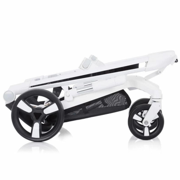 CHIPOLINO KOLICA ELECTRA WHITE FRAME SILVER 3U1 