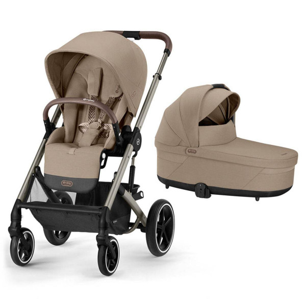 CYBEX KOLICA BALIOS 2U1 S LUX ALMOND I KORPA S LUX ALMOND 