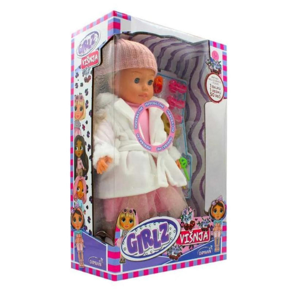 CROCO_TOYS DI1310SB BAMBOLINA VISNJA RIJECI PJESMICE I PRICE 27509 