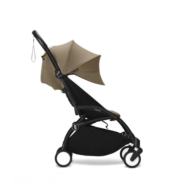 STOKKE YOYO3 SASIJA/KONSTRUKCIJA BLACK I SPORTSKO SJEDISTE 6+ COLOR PACK TOFFEE 