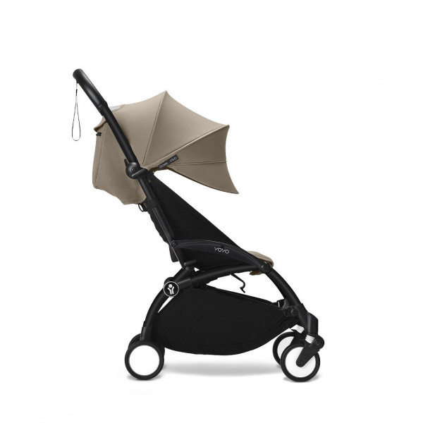 STOKKE YOYO3 SASIJA/KONSTRUKCIJA BLACK I SPORTSKO SJEDISTE 6+ COLOR PACK TAUPE 