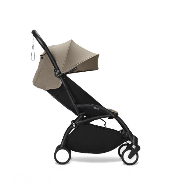 STOKKE YOYO3 SASIJA/KONSTRUKCIJA BLACK I SPORTSKO SJEDISTE 6+ COLOR PACK TAUPE 