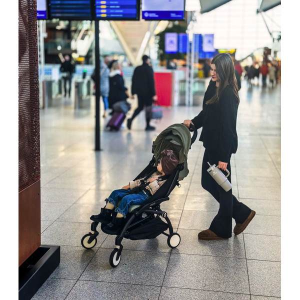 STOKKE YOYO3 SASIJA/KONSTRUKCIJA BLACK I SPORTSKO SJEDISTE 6+ COLOR PACK OLIVE 